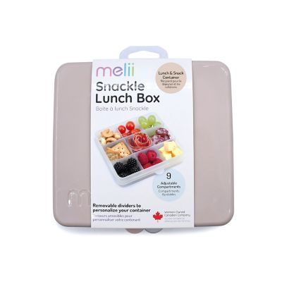 Melii Snackle Box Lunch with 9 Compartments - Oatmilk image(4)