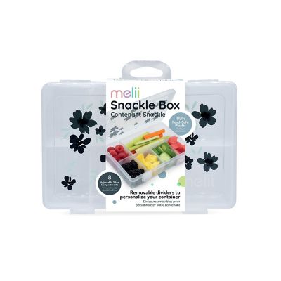 Melii Snackle Box with 8 Compartment – Flower Print image(4)