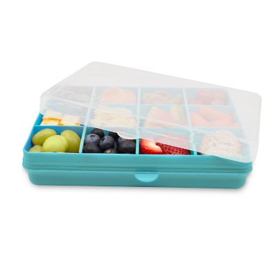 Melii Snackle Box Regular with 12 Compartments - Blue