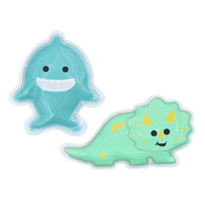 Gel Ice Pack - 2 Pack- Dino & Shark