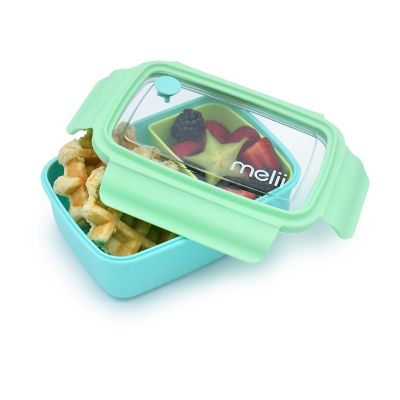 Melii Bento Box with Removable Compartment 880ml - Blue image(1)