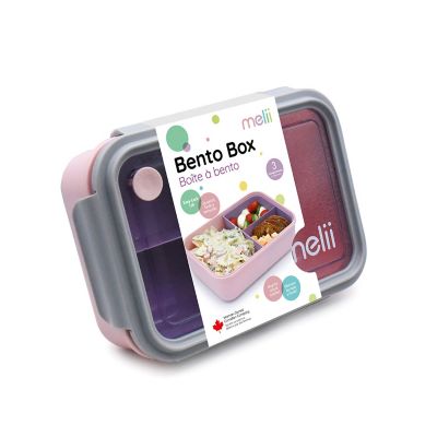 Melii Bento Box with Removable Compartment 1250ml - Pink image(6)