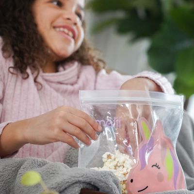 Melii EVA Reusable Snack Bags - Cat and Unicorn Pack of 4 image(3)