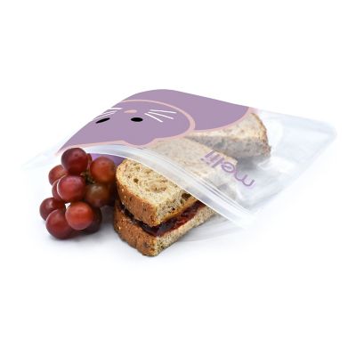 Melii EVA Reusable Snack Bags - Cat and Unicorn Pack of 4 image(4)