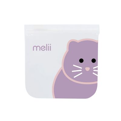 Melii EVA Reusable Snack Bags - Cat and Unicorn Pack of 4 image(6)