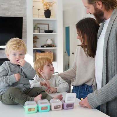 Melii Snap & Go Cubes Snack Boxes – Pack of 4. image(2)