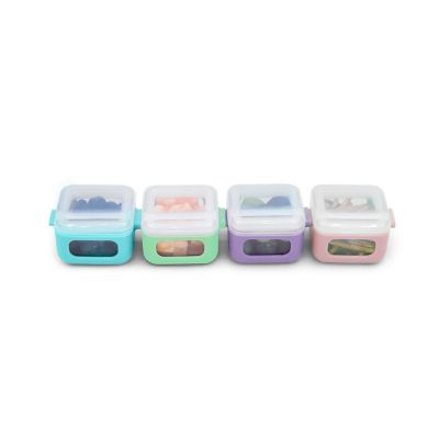 Melii Snap & Go Cubes Snack Boxes – Pack of 4. image(3)