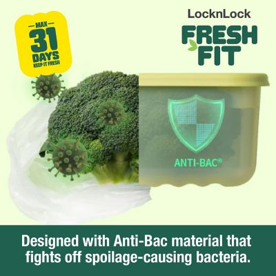 LocknLock FreshFit Food Container 640ml – Set of 2 image(3)