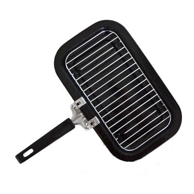 Black Enamel Grill Pan - 31cm