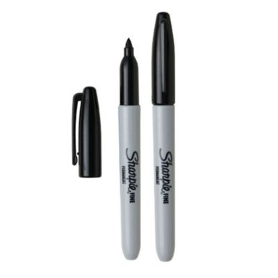 Freezer Fine Tip Permanent Markers x2