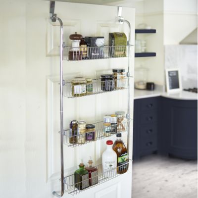 4 TIER OVER-DOOR STORAGE RACK