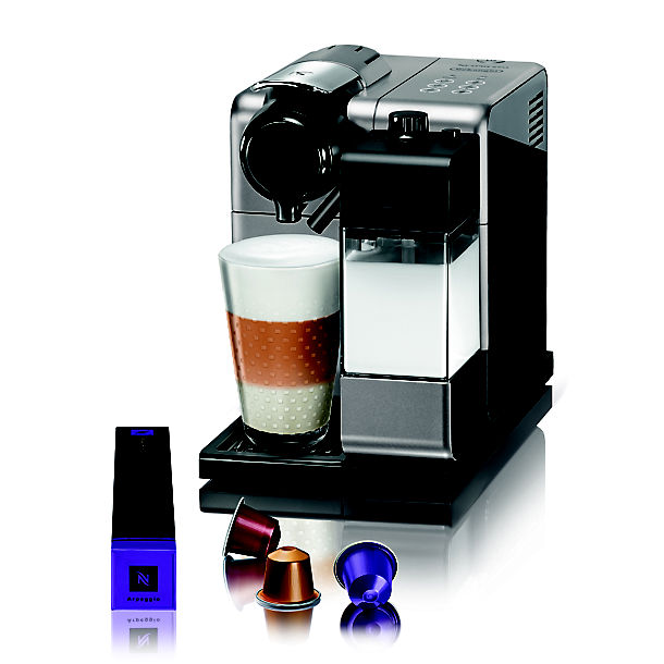 De'longhi Nespresso Lattissima Touch Paladium Silver Coffee Pod Machine EN550.S image(1)