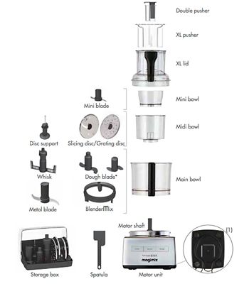 Magimix Le Patissier Multifunction Food Processor Satin 18619 image(12)