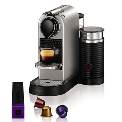 Krups Nespresso Citiz Milk Coffee Machine XN760B40 Silver Lakeland