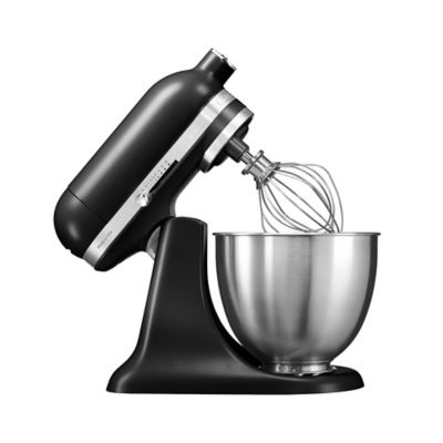 KitchenAid Artisan Mini 3.3 Litre Stand Mixer Matte Black 5KSM3311XBBM image(4)