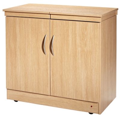 Maestro Hostess Trolley Lugano Oak Effect