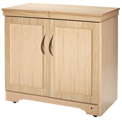 Gourmet Hostess Trolley Natural Oak 
