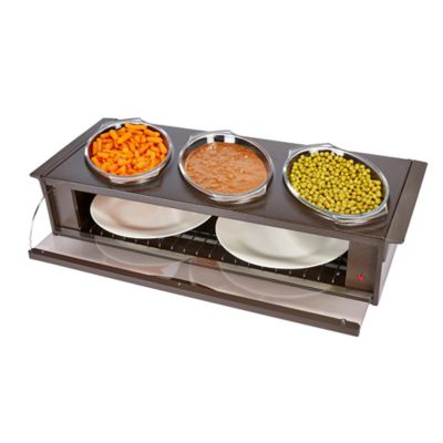 Cordon Bleu Hostess Buffet Server Brown alt image 