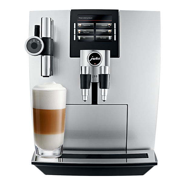 Jura Impressa J90 Bean-to-cup Coffee Machine Brilliant Silver 15038 image(1)