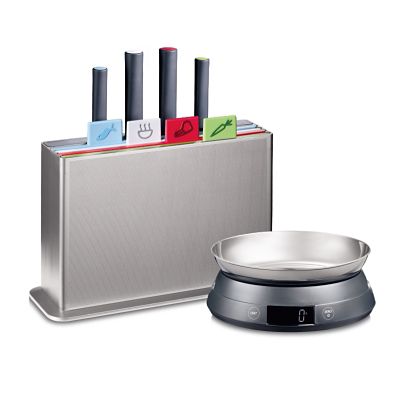 Joseph Joseph Index Chopping Board & Knife Set with SwitchScale Lakeland