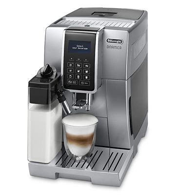 De'Longhi Dinamica Bean to Cup Coffee Machine, Silver Lakeland
