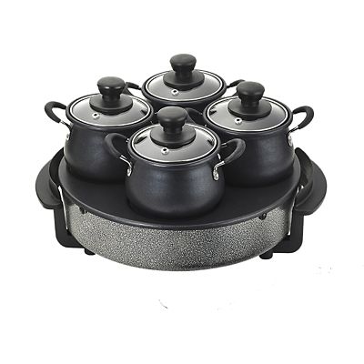 Global Gourmet 4-Pot Curry Station and Bread Warmer WG004 image(1)