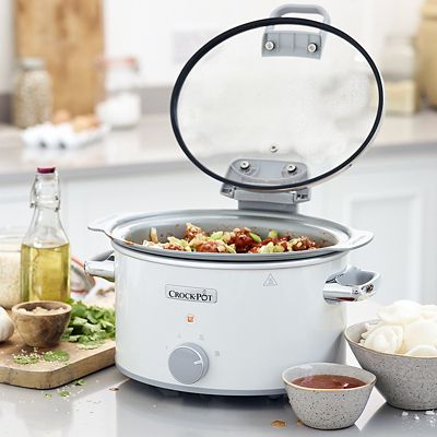 Crock-Pot DuraCeramic 4.5L Hinged Lid Slow Cooker CSC038 image(2)