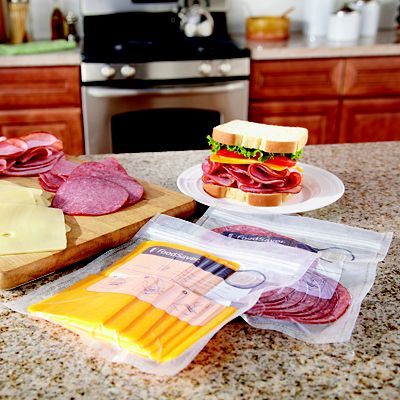 FoodSaver Small Fresh Zipper Bags 26 x 950ml - (Image 3)