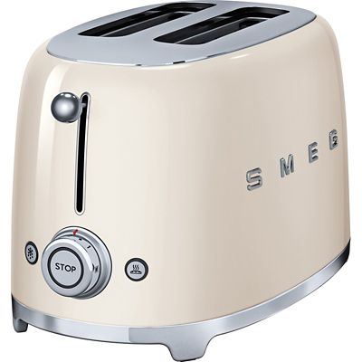 Smeg 50s Retro 2-Slice Toaster Cream TSF01CRUK image(2)