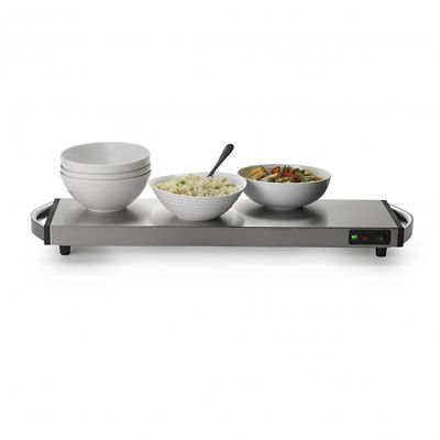 Lakeland Cordless Warming Tray, Stainless Steel Lakeland