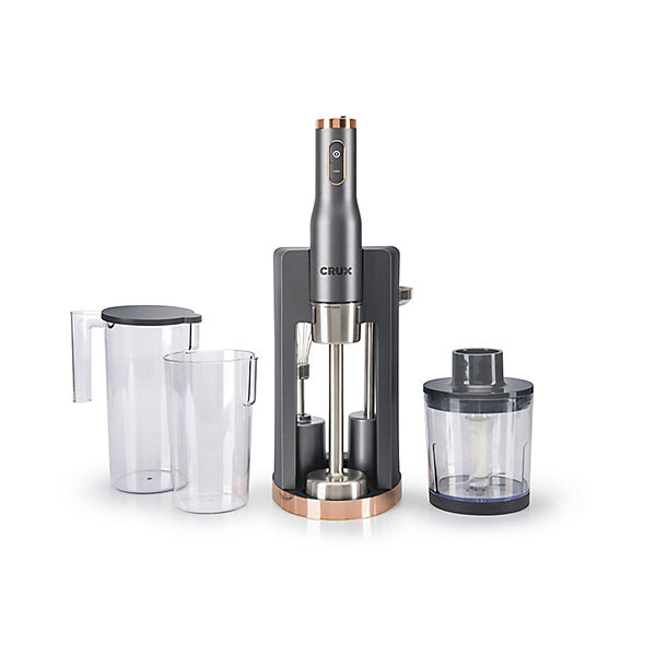 CRUX All-in-One Hand Blender Set Stainless Steel CRUX003 image(1)