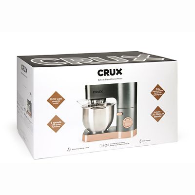 CRUX Bake and Blend 5.5L Stand Mixer with Blender Jug CRUX004 alt image 6