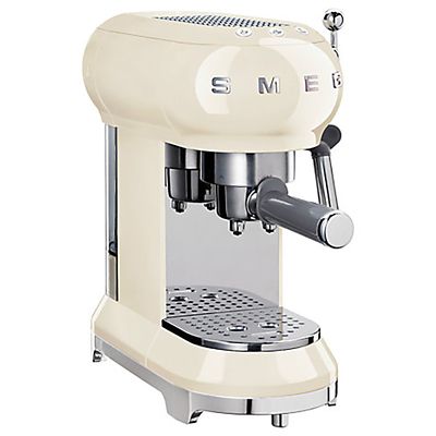 Smeg Espresso Coffee Machine Cream ECF01CRUK image(1)