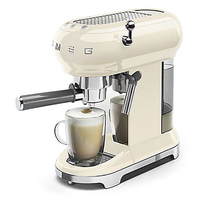 Smeg Espresso Coffee Machine Cream ECF01CRUK image(3)