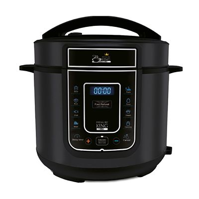 Pressure King Pro Digital Pressure Cooker Black Lakeland