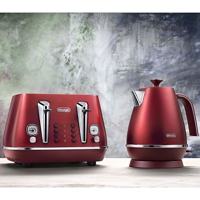 De’Longhi Distinta Flair 4-Slice Toaster Glamour Red CTI4003.R image(4)