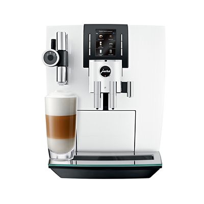 Jura J6 BeanToCup Coffee Machine, Piano White 15165 Lakeland
