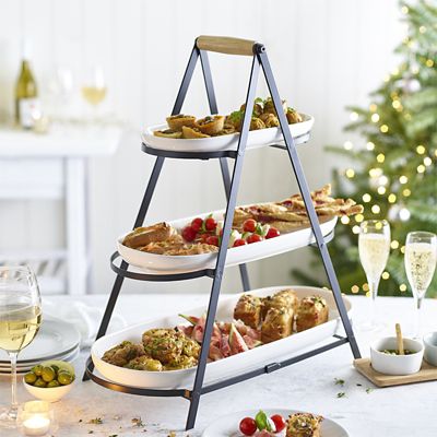 Ladelle 3-Tier Serve and Share Serving Tower alt image 2