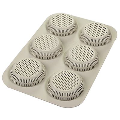 Silikomart 6-Hole Silicone Burger Bread Mould image(4)
