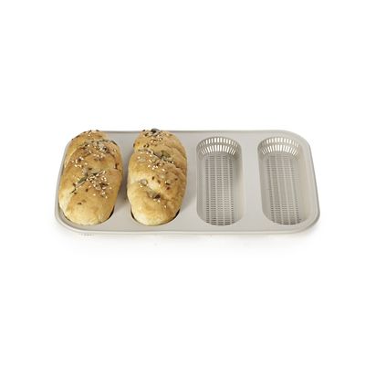 Silikomart 4-Hole Silicone Mini Baguette Bread Mould alt image 7