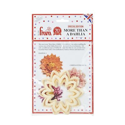 Easy Dahlia, Chrysanthemum and Water Lily Icing Cutters – Set of 3 image(3)