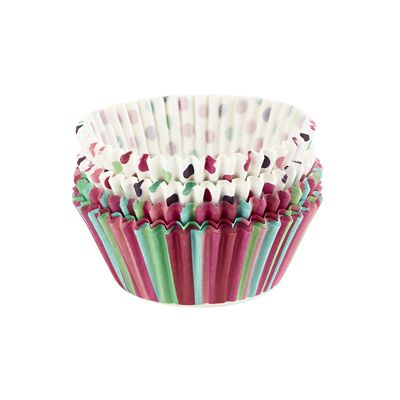 Let’s Party Spots and Stripes Greaseproof Cupcake Cases 80 Pack - (Image 2)