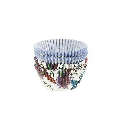 80 Butterfly and Lavender Greaseproof Cupcake Cases  image(3)