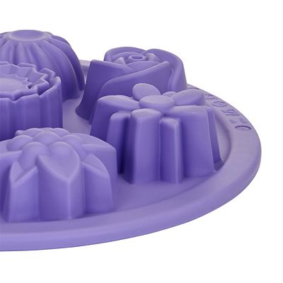 Silicone 8 Shapes Flower Cake Mould alt image 6