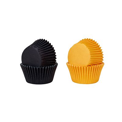 72 Black and Orange Halloween Cupcake Cases image(2)