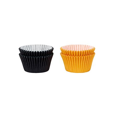 72 Black and Orange Halloween Cupcake Cases image(3)