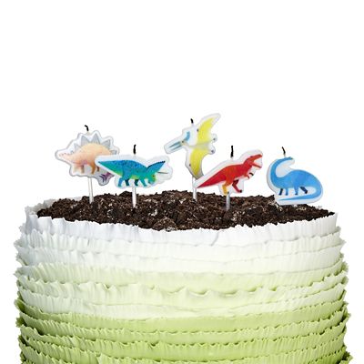 Talking Tables Dinosaur Cake Candles – Pack of 5 - (Image 3)