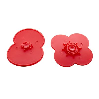 2 Poppy Cookie Cutters with Press Insert and RBL Charity Donation image(5)