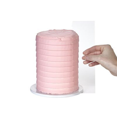 PME Tall Patterned Edge Side Scraper for Cake Decorating – Pleat image(4)