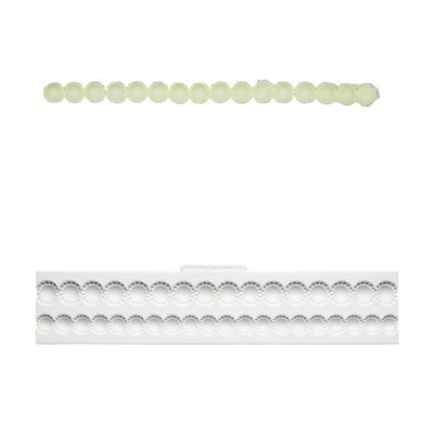 Katy Sue Designs Beaded Pearl Borders Flexible Silicone Mould - (Image 1)